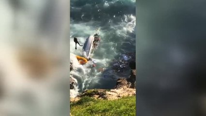 Una mujer fallece tras un naufragio en la Costa da Morte