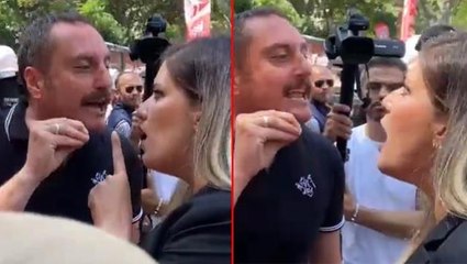 İstanbul'daki protestolara damga vuran görüntü! Muhabirden, Güvenlik Şube Müdürü'ne "El kol yapma" tepkisi