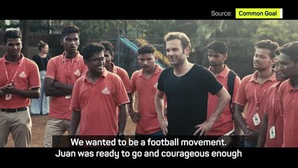 How Juan Mata's Common Goal is changing football one per cent at a time