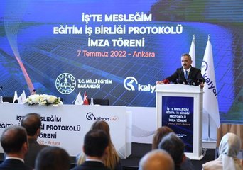 Milli Eğitim Bakanlığı ile Kalyon PV arasında iş birliği protokolü