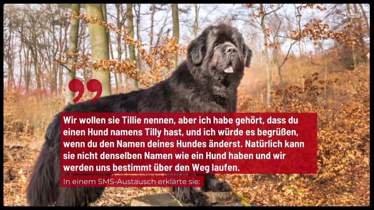 Schwangere Frau drängt Freundin, den Namen ihres Hundes zu ändern