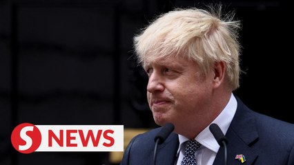 Video herunterladen: Boris Johnson quits as UK prime minister