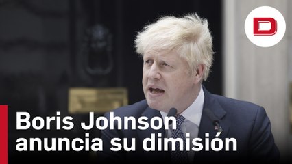 Boris Johnson anuncia su dimisión desde Downing Street: «Nadie es indispensable en la política»