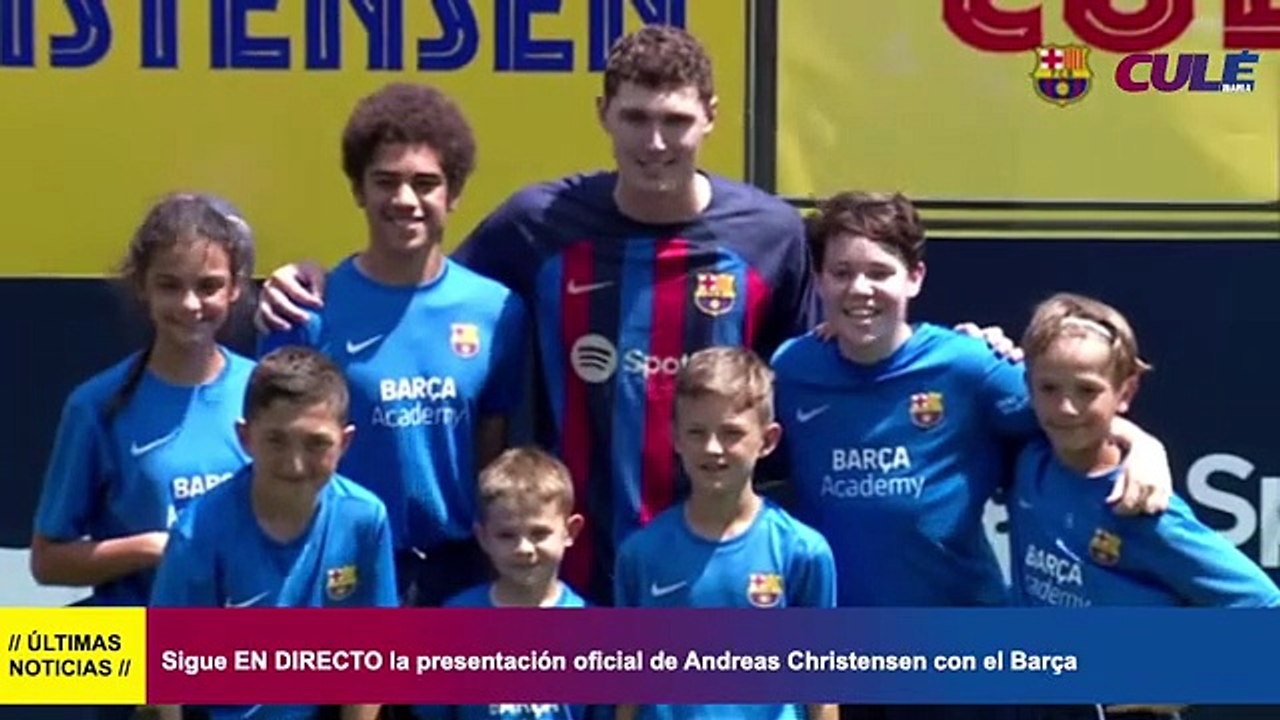 La presentación completa de Andreas Christensen con el FC Barcelona / CULEMANÍA