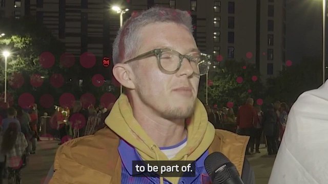 England fans revel in 'historic' night for the Lionesses