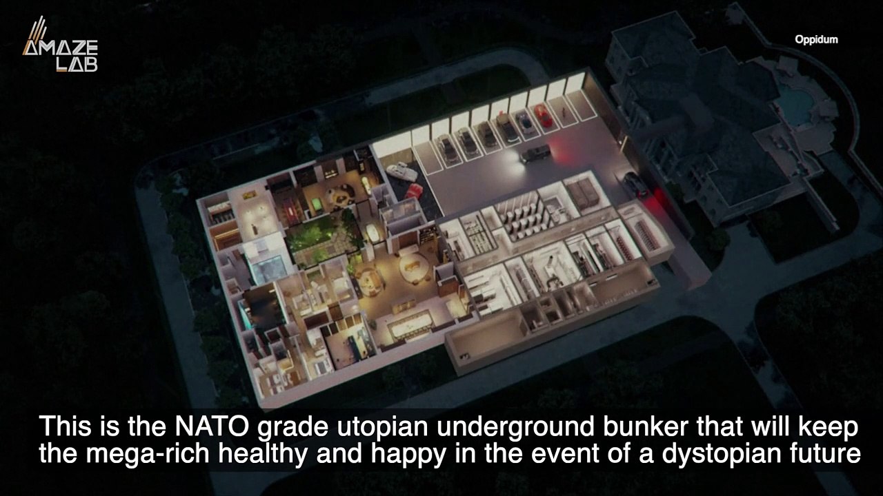 These Luxury Underground Bunkers Will Keep the Super-Rich Living Large Even After a Catastrophic Event