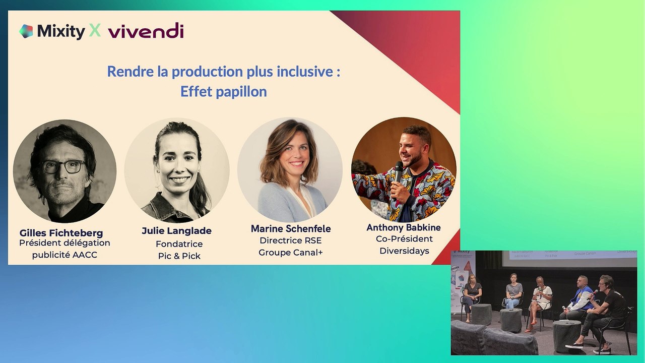 Rendre la production plus inclusive : l’effet papillon - Giles Fichteburg, Julie Langlade, Marine Schenfele & Anthony Babkine