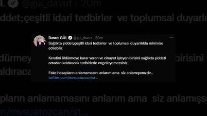 Doktor cinayeti sonrası yaptığı paylaşımla tartışma yaratan Gaziantep Valisi Davut Gül sessizliğini Haberler.com'a bozdu