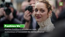 Fashion Week : Marion Cotillard dévoile un look audacieux à l'occasion du défilé Chanel