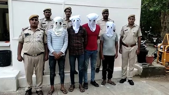 रिंग रोड पर लूट करने वाले बदमाश चढ़े पुलिस के हत्थे