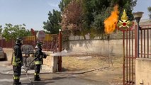 Palermo, fuga di gas da un serbatoio. Intervengono i vigili del fuoco