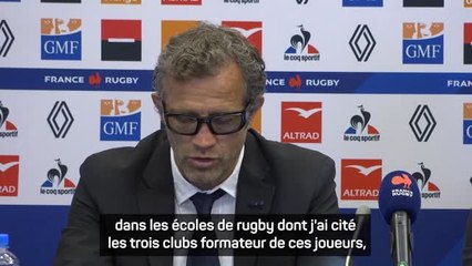 XV de France - Galthié : "Le french flair, ça fait partie de notre ADN"