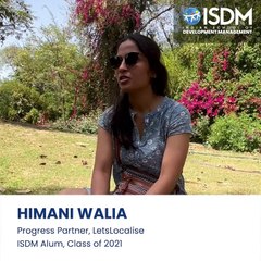 Life After ISDM | Transitioning to a research career