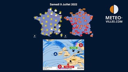prévisions météo du jeudi 7 juillet 2022