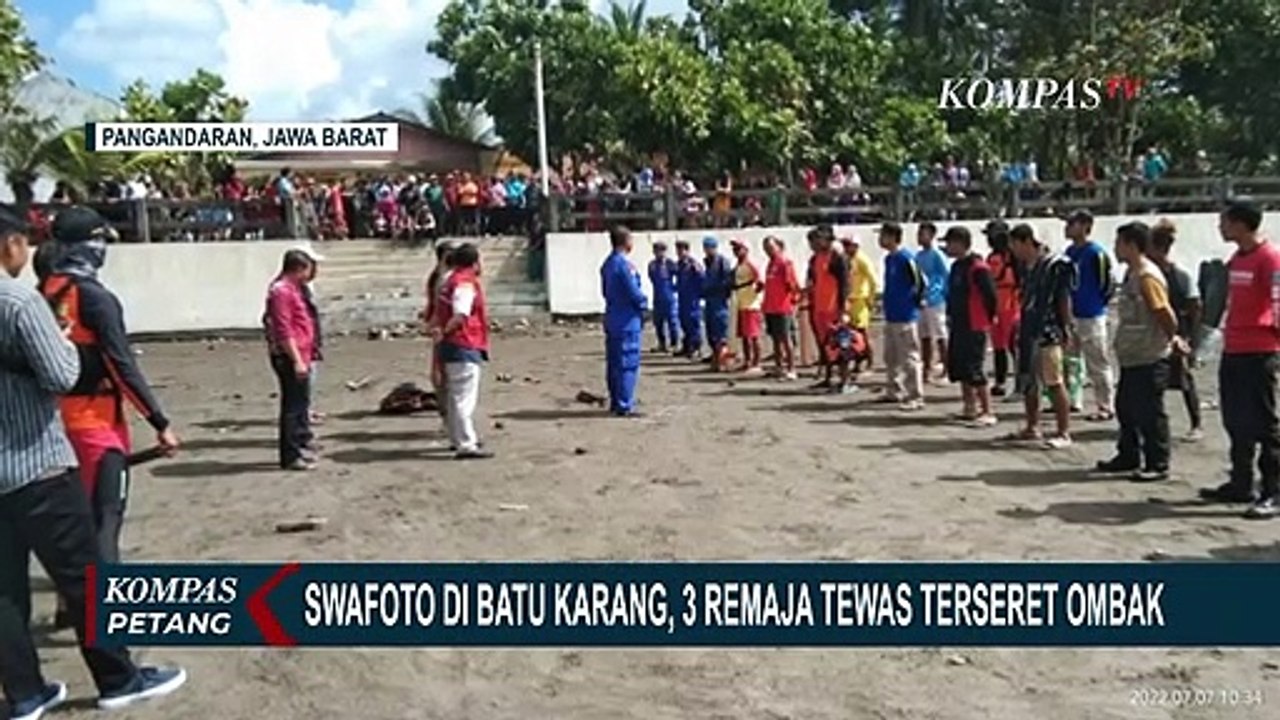 Niat Berswafoto di Batu Karang, 3 Siswa SMP Tewas Terseret Ombak Pantai Madasari!