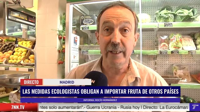 Las políticas ecologistas obligan a traer fruta de otros paises