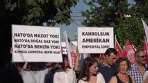 Vatan Partisi ve TGB İncirlik Üssü önünde Türkiye NATO'da çıksın diye eylem yaptı