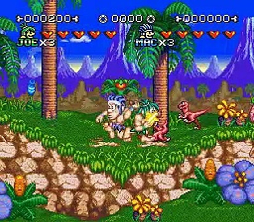 Tatakae Genshijin 3 : Shuyaku wa Yappari Joe & Mac online multiplayer - snes