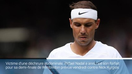 Wimbledon - Nadal déclare forfait avant sa demi-finale !