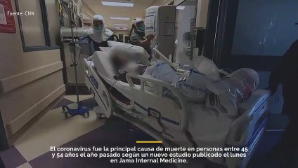 COVID-19 fue la tercera causa principal de muerte en los EE. UU. en 2020 y 2021.