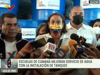 Bricomiles entregaron 60 tanques para almacenar agua potable a 60 escuelas del estado Sucre