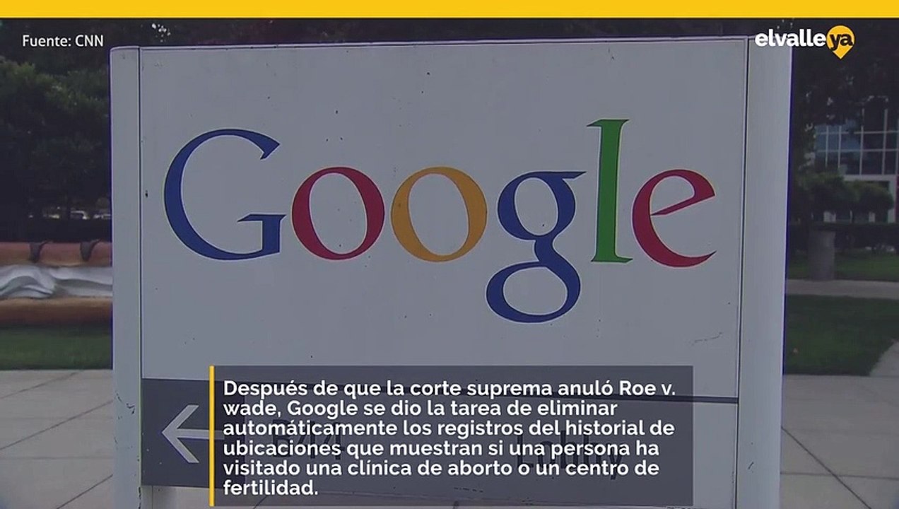 Google pronto eliminará el historial de ubicaciones de  visitas a clínicas de aborto y centros de fertilidad