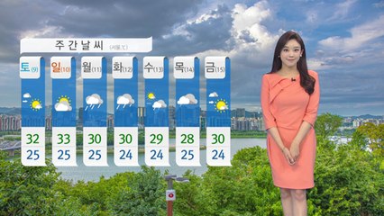 [날씨] 오늘도 무더위...곳곳 장맛비 / YTN