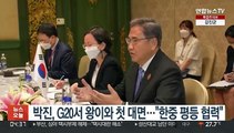 박진, G20서 왕이와 첫 대면…