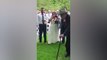 Hospitalized Dad Determined To Walk Daughter Down Aisle Surprises Her On Wedding Day | Happily TV