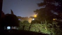 Maltempo, tempesta di vento e fulmini a Prato