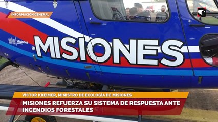 Misiones refuerza su sistema de respuesta ante incendios forestales