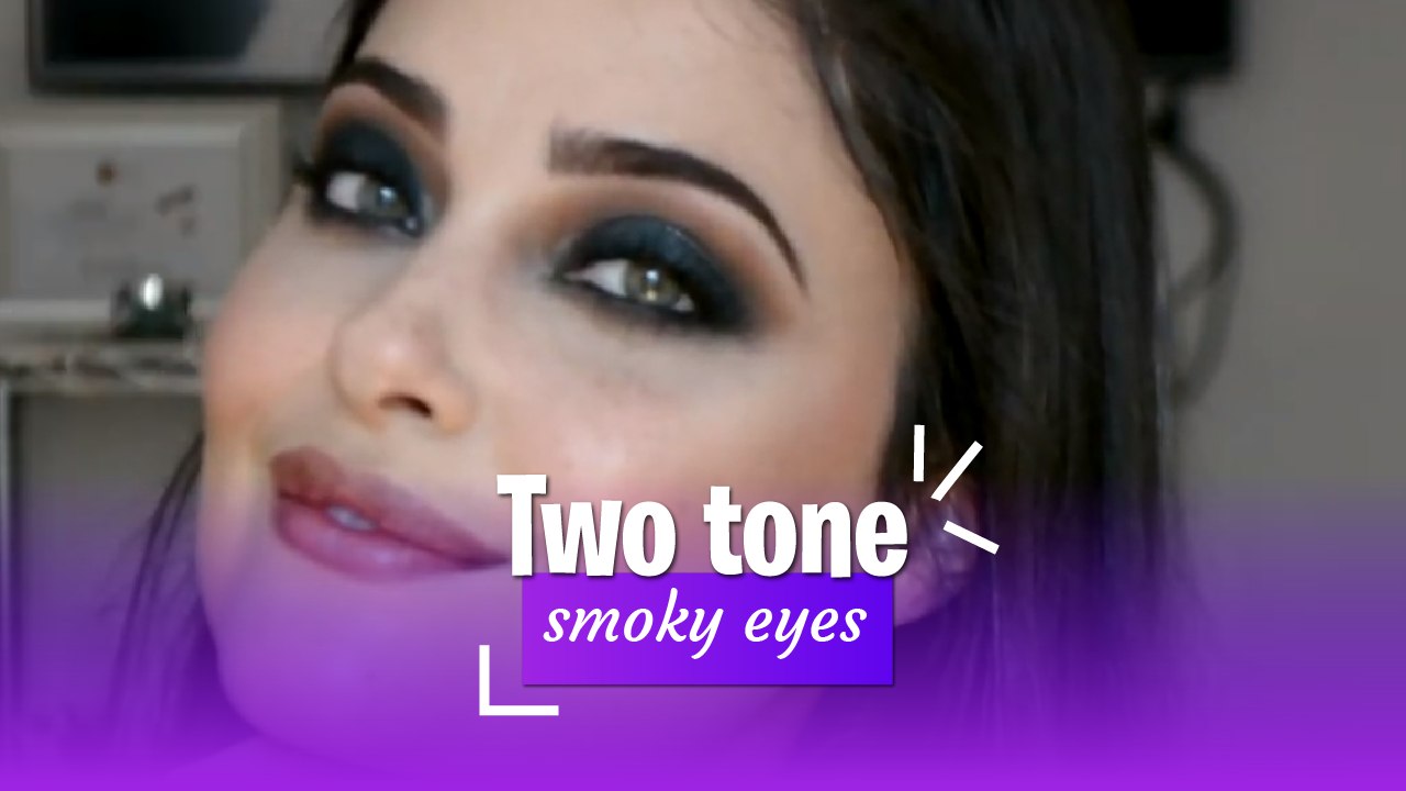 Two tone smoky eyes
