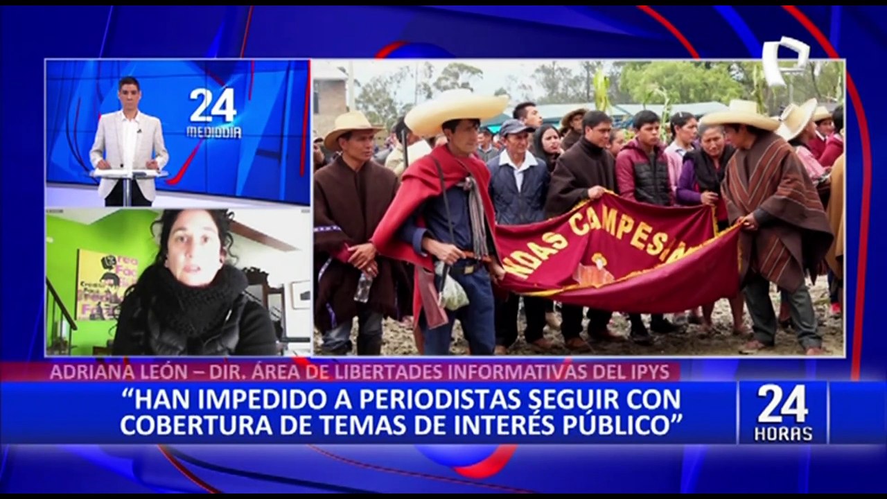 León, directora del IPYS: “Todo se ve muy extraño y lento, no hay reacción de autoridades”