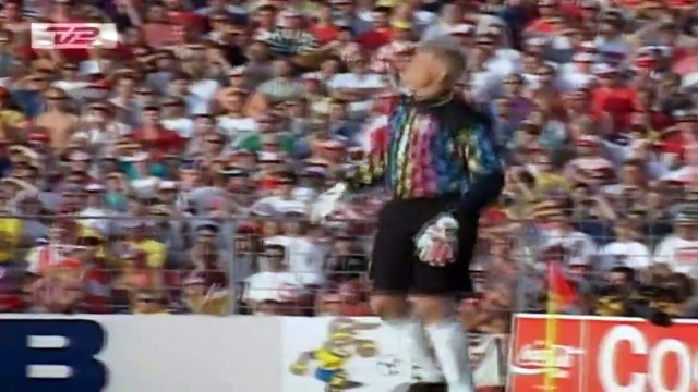 الشوط الاول مباراة الدنمارك و المانيا 2-0 نهائي يورو 1992