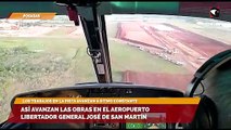 Así avanzan las obras en el Aeropuerto Libertador General José de San Martín
