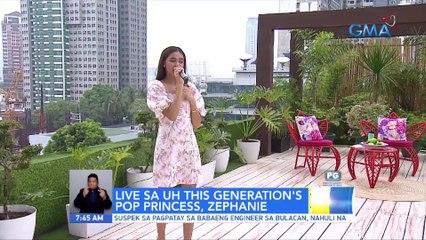 Morning chikahan and kantahan with Zephanie! | Unang Hirit