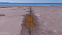 See how dry the Great Salt Lake is