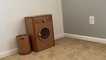 Kid Creates DIY Washing Machine Out of Cardboard