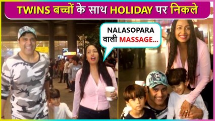 Mai Jakar Nalasopara Wali Massage Lungi Kashmera Shah, Krishna Abhishek & Their Twins Off On Holiday
