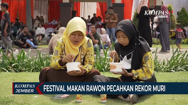 Rekor Muri Makan Rawon Massal, Warga Habis 5.236 Porsi