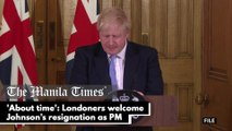 'About time': Londoners welcome Johnson's resignation as PM