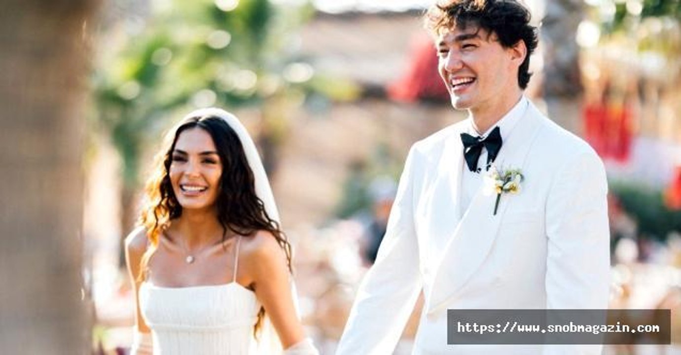Ebru Şahin ve Cedi Osman Alaçatı'da rüya gibi düğün yaptı! Düğün yeriyle ilgili detay dikkat çekti