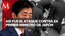 Captan en video ataque contra Shinzo Abe, ex ministro japonés