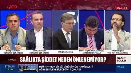 Canlı yayına damgasını vuran tartışma