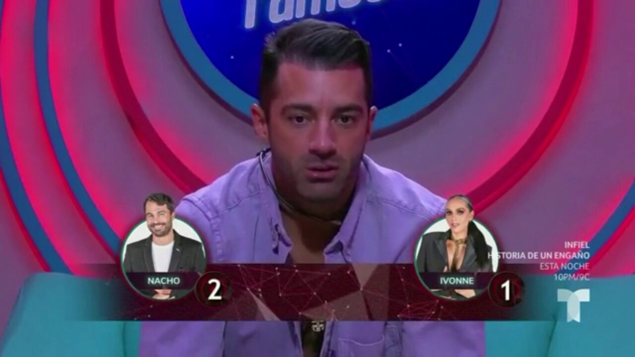 La CASA de los FAMOSOS TELEMUNDO Capitulo 50 Gala de NOMINACION Toni Se Rebela Contra Nacho