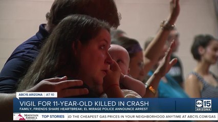 Community gathers to remember 11-year-old girl killed in head-on crash