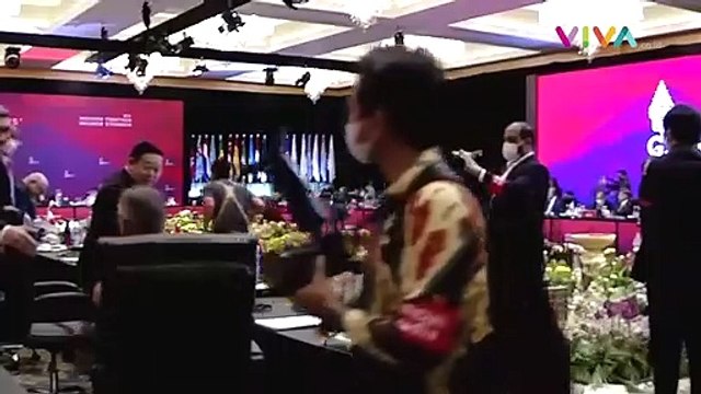 Menlu RI Retno Marsudi Sambut Para Menlu Negara G20 di Bali