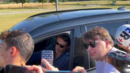 Simone Inzaghi arriva ad Appiano Gentile