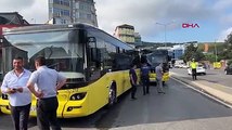 Ataşehir’de iki İETT otobüsü çarpıştı