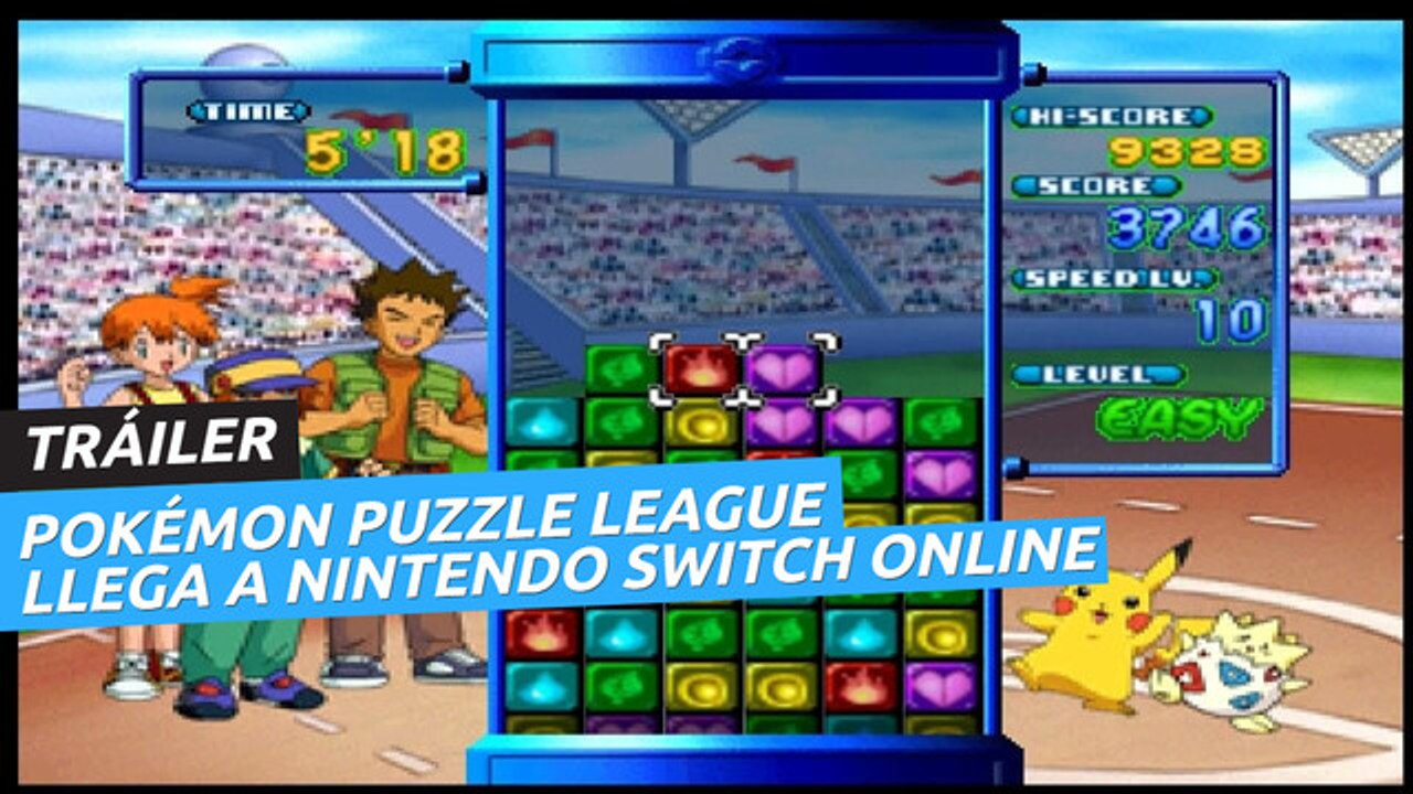 Pokémon Puzzle League chega à Switch